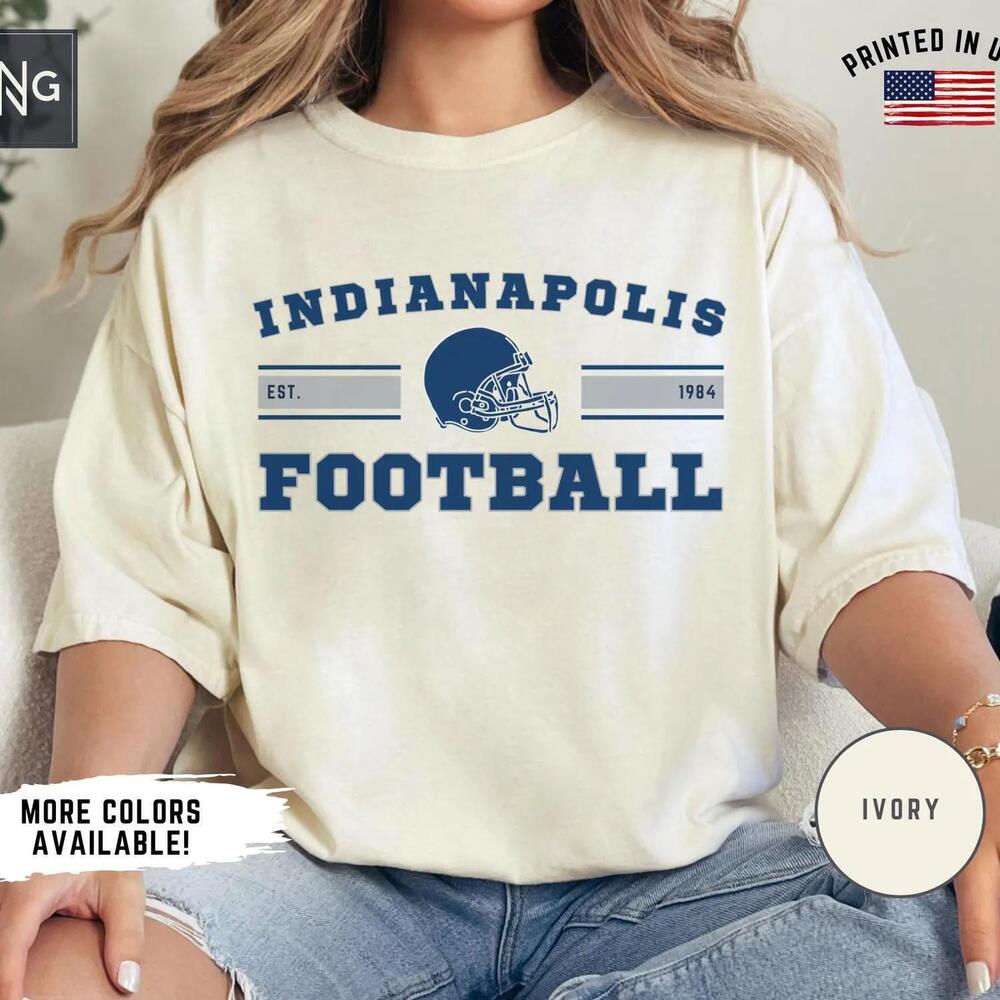 Retro Indianapolis Colt Football Sports Apparel Game Day Fan Gift Shirt